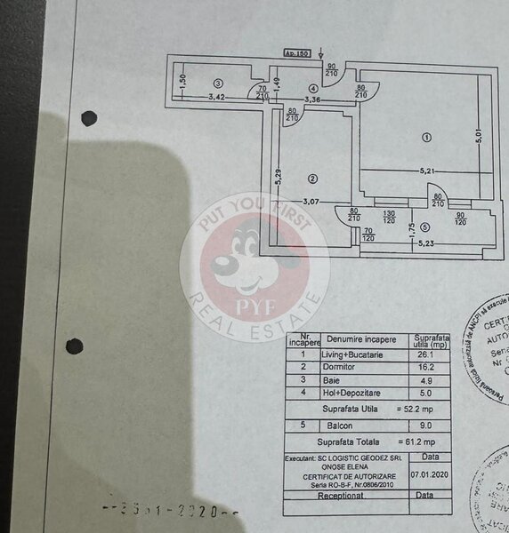 Metrou Dimitrie Leonida | Apartament 2 camere | 61mp | Decomandat lB12031